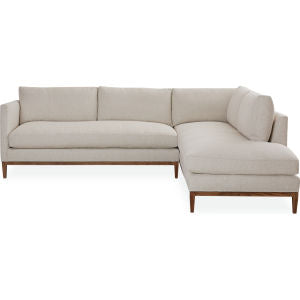 Dylan Two Piece Sectional in Warren Fog Eleish Van Breems Home