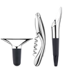 Georg Jensen Wine Set, Corkscrew, wine stopper and wine pourer