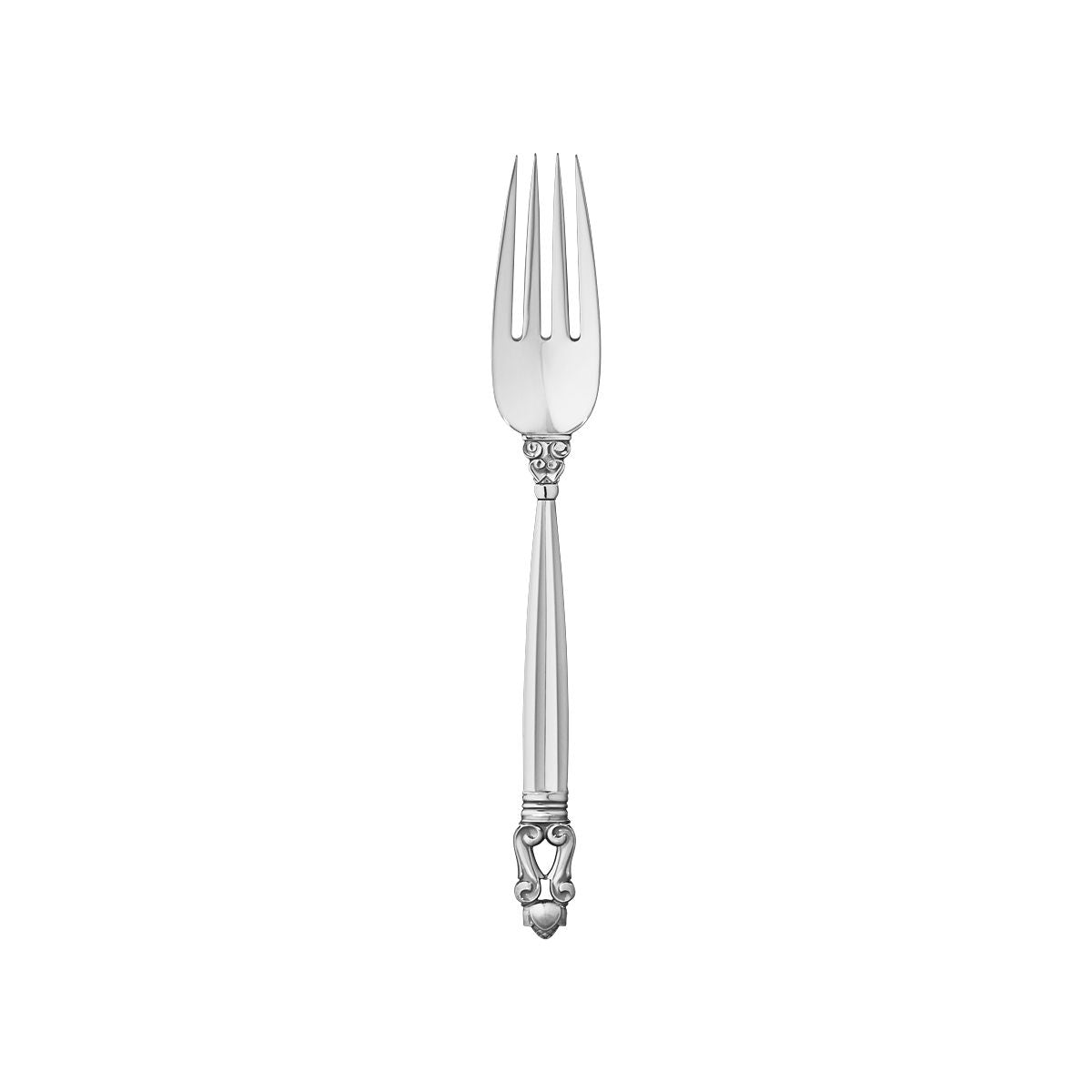 Georg Jensen Acorn Sterling Silver Dinner Fork Eleish Van Breems Home