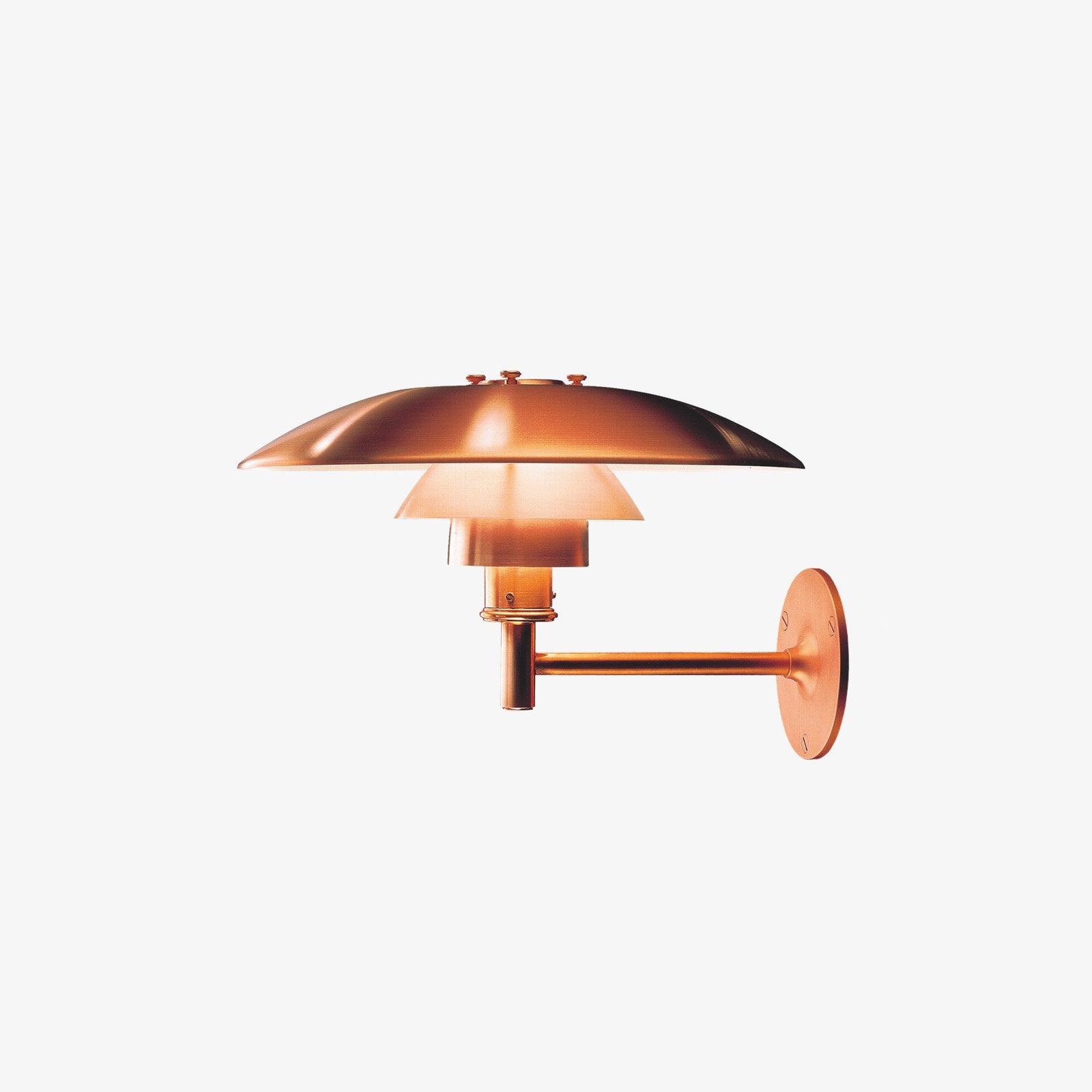 Louis Poulsen PH Wall Lamp with Arm, Copper