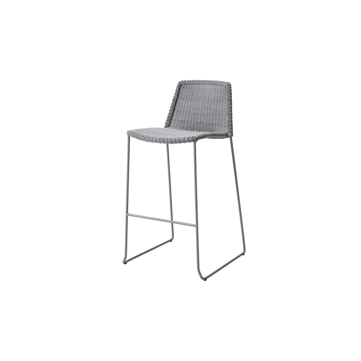 Breeze Stackable Bar Chair Light Grey Eleish Van Breems Home