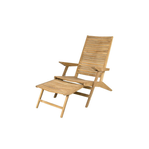 Flip Deck Chair and Cushion