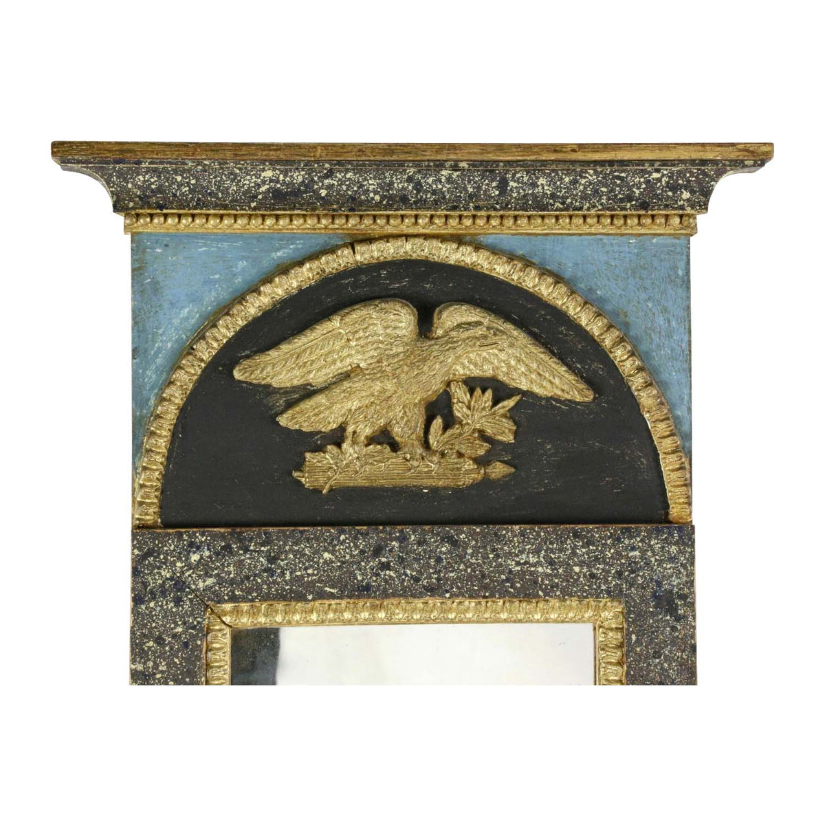 Swedish Neoclassical Mirror with Eagle, circa 1830 Eleish Van Breems Home