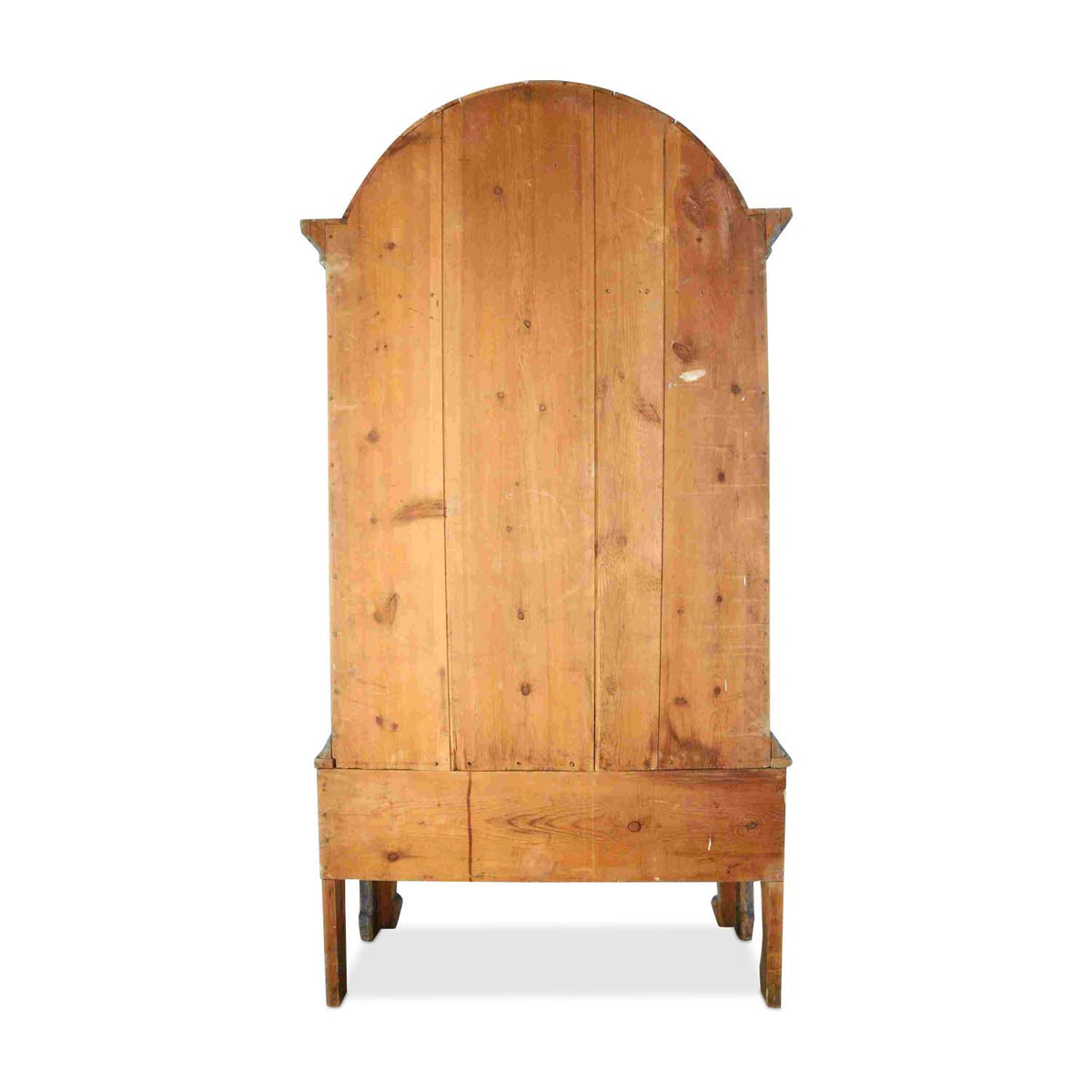 Swedish Gustavian Blue Painted "Allmoge" Dome Topped Cupboard Eleish Van Breems Home