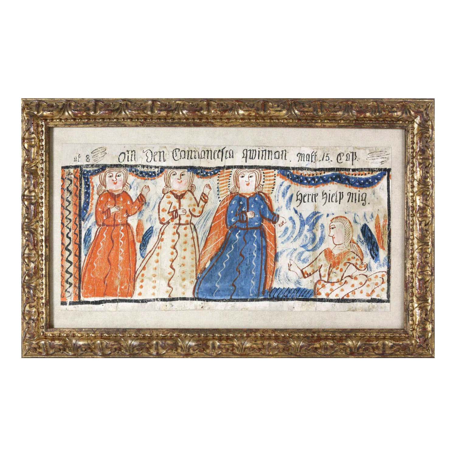 Swedish Folk Art Bonad, circa 1820 Eleish Van Breems Home
