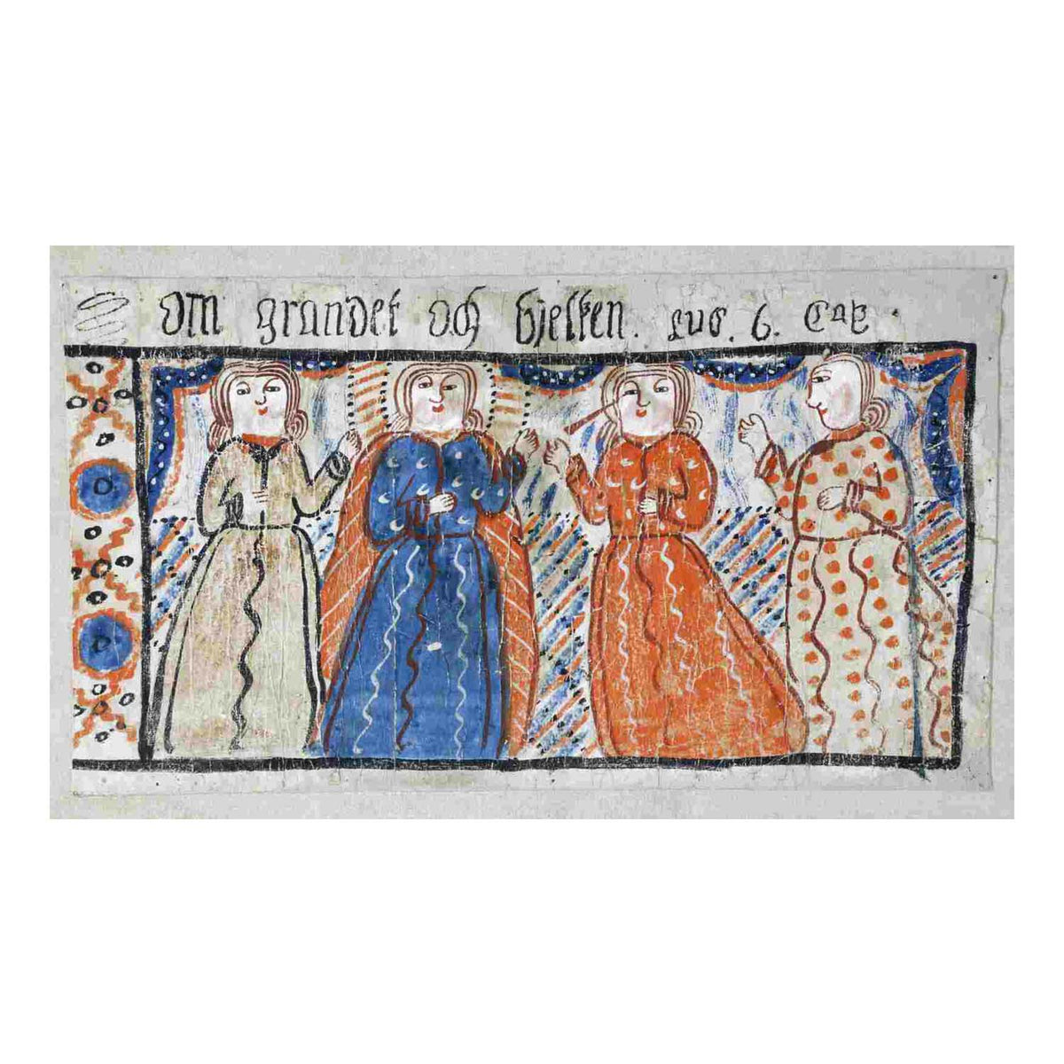 Swedish Folk Art Bonad, circa 1820 Eleish Van Breems Home