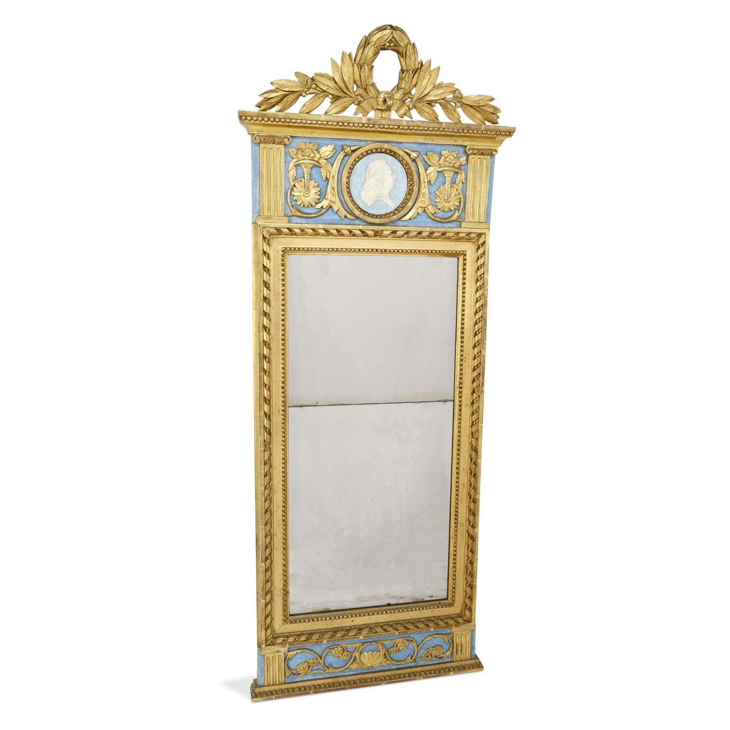 Swedish Gustavian Pier Mirror, circa 1790 Nan Eleish Van Breems Home