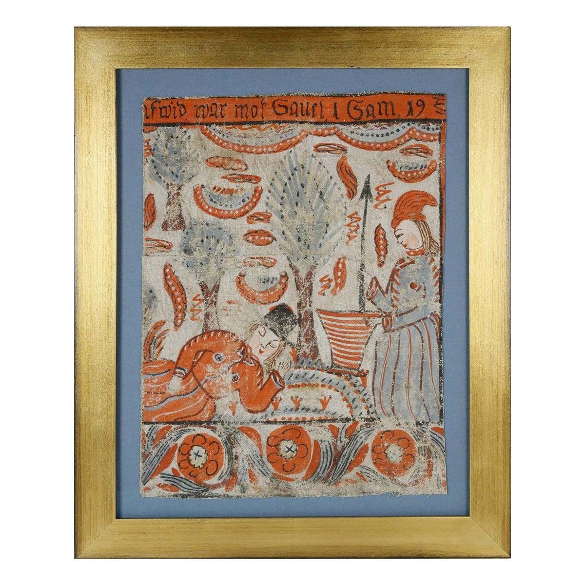 Swedish Folk Art Bonad, circa 1820 Eleish Van Breems Home