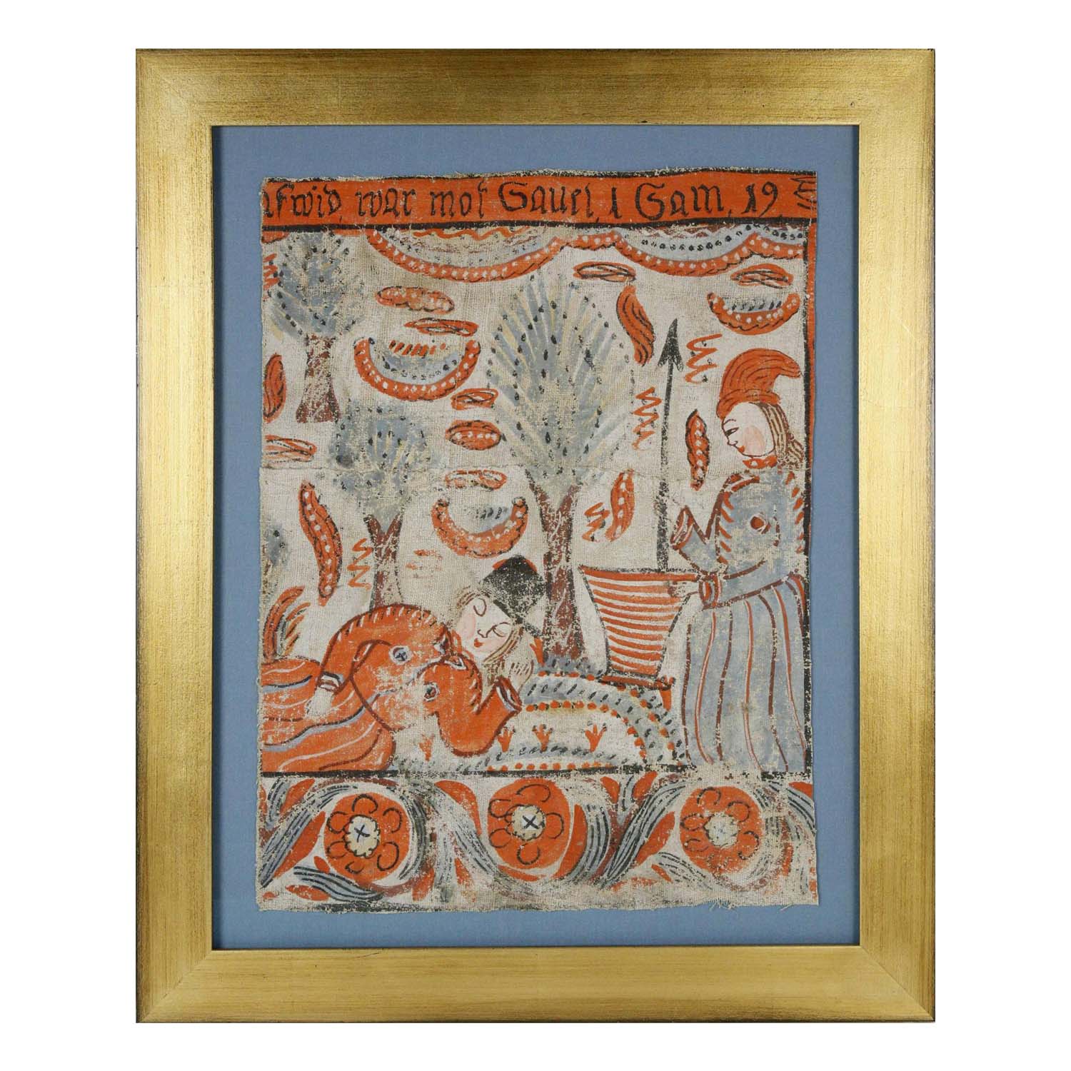 Swedish Folk Art Bonad, circa 1820 Eleish Van Breems Home