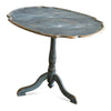 Swedish Rococo Faux Marble Tea Table