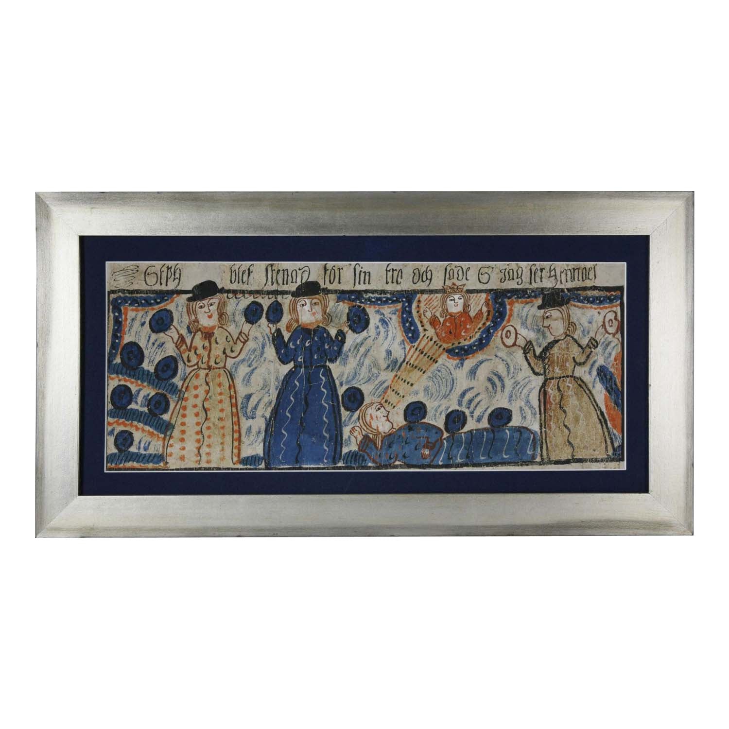 Swedish Folk Art Bonad, circa 1820 Eleish Van Breems Home