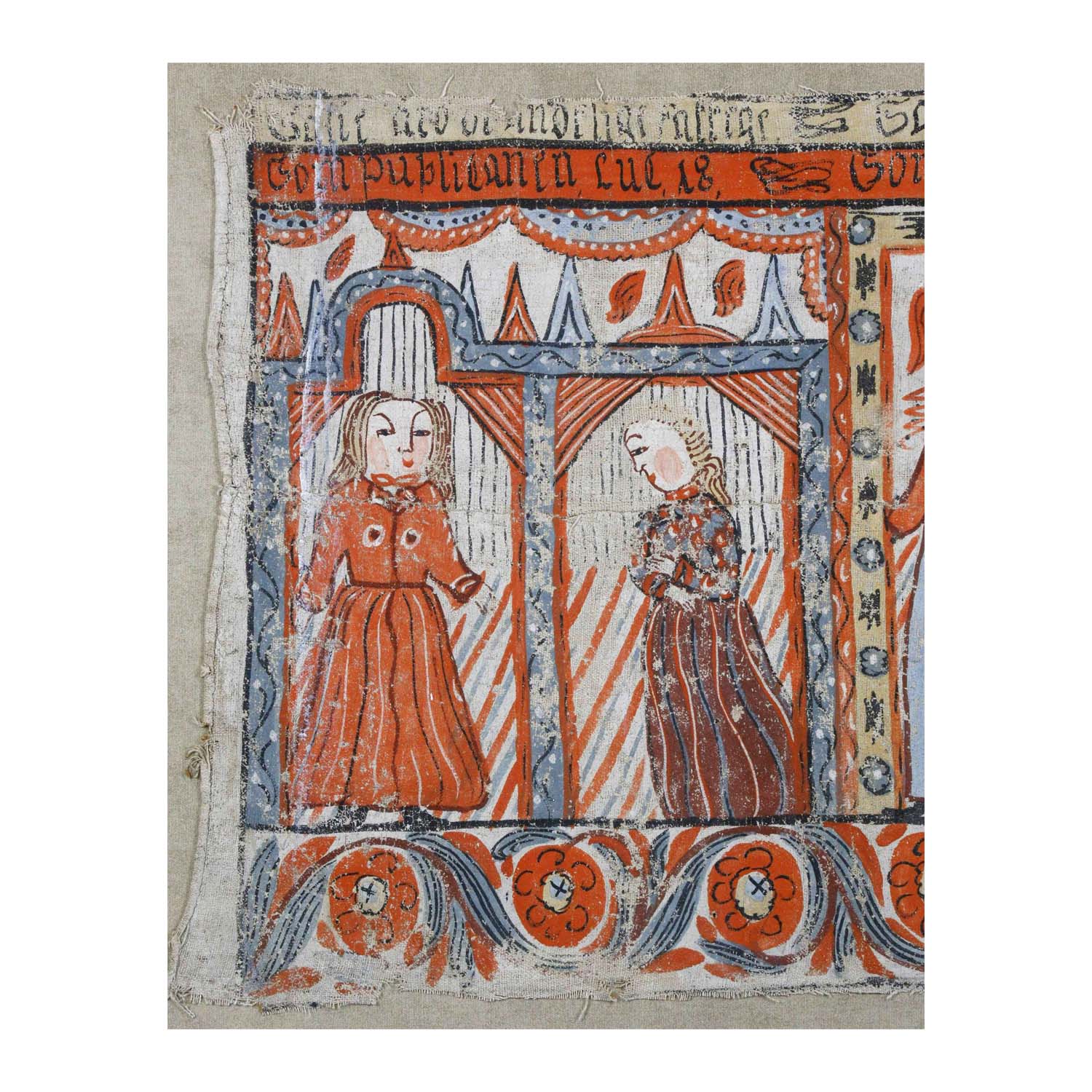 Swedish Folk Art Bonad, circa 1820 Eleish Van Breems Home