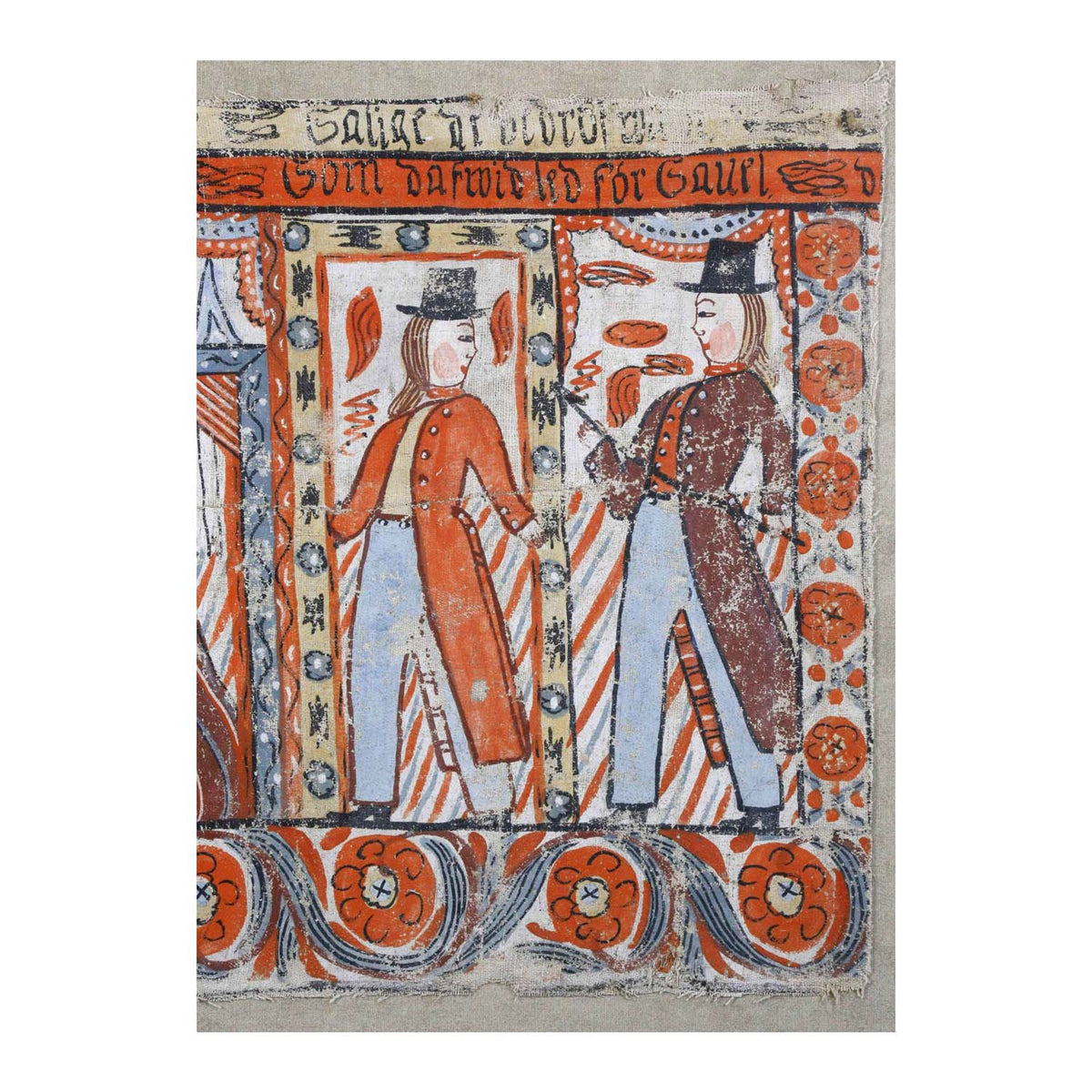 Swedish Folk Art Bonad, circa 1820 Eleish Van Breems Home