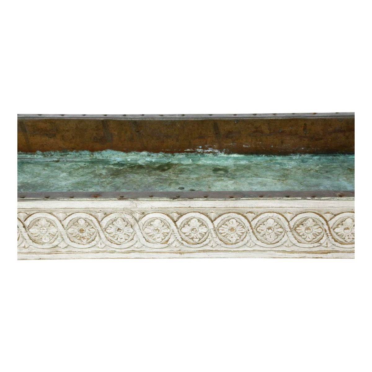 Swedish Gustavian Style Lime Washed Planter, Early 20th Century Eleish Van Breems Home