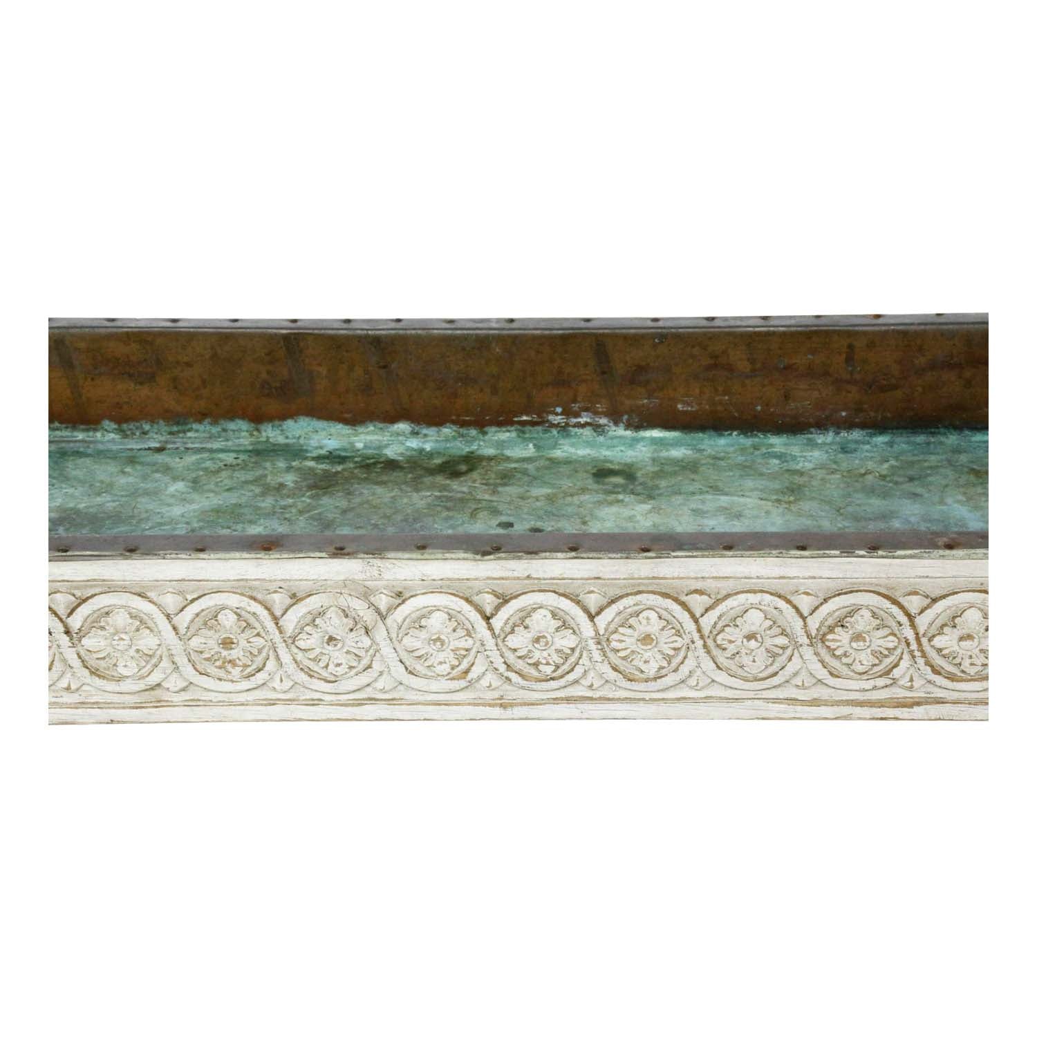 Swedish Gustavian Style Lime Washed Planter, Early 20th Century Eleish Van Breems Home