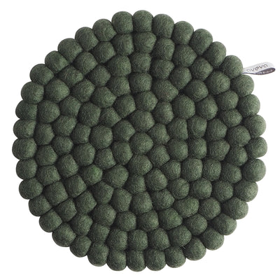 Round Wool Trivet Large