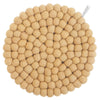 Round Wool Trivet Large