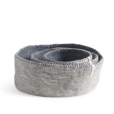 Wool Table Basket S/3