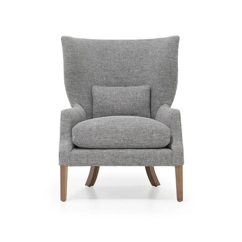 Celine Wing Chair Ash in Lucy Ink Eleish Van Breems Home