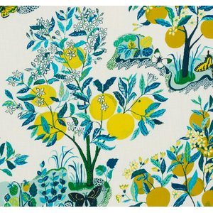 Outdoor Pillow Citrus Garden Pool Contrast Welt Cabana Cloud 20X20 Eleish Van Breems Home