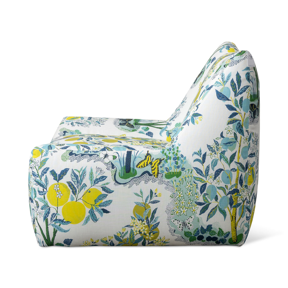 Lido Swivel Outdoor Chair in Citrus Garden Pool Eleish Van Breems Home