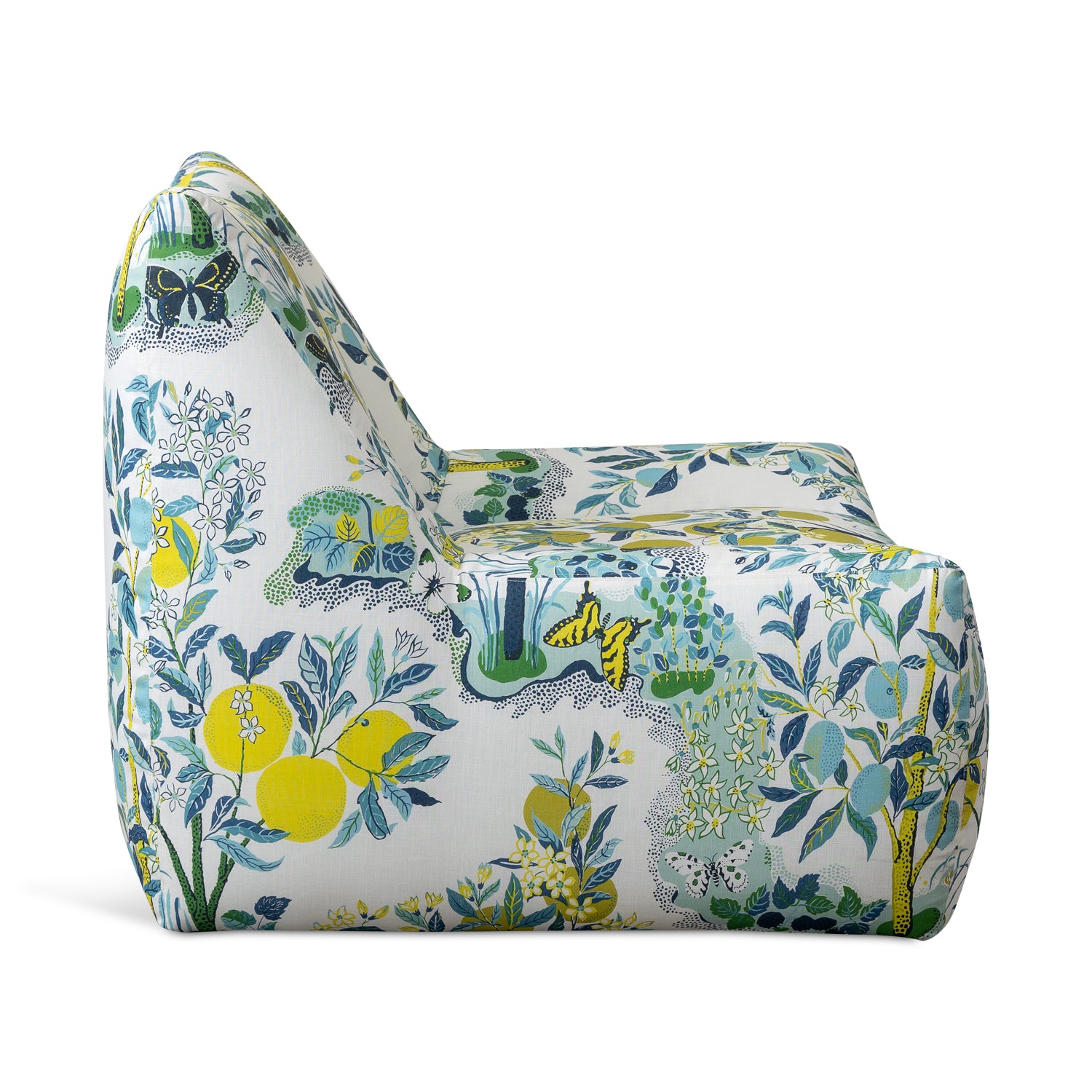 Lido Swivel Outdoor Chair in Citrus Garden Pool Eleish Van Breems Home