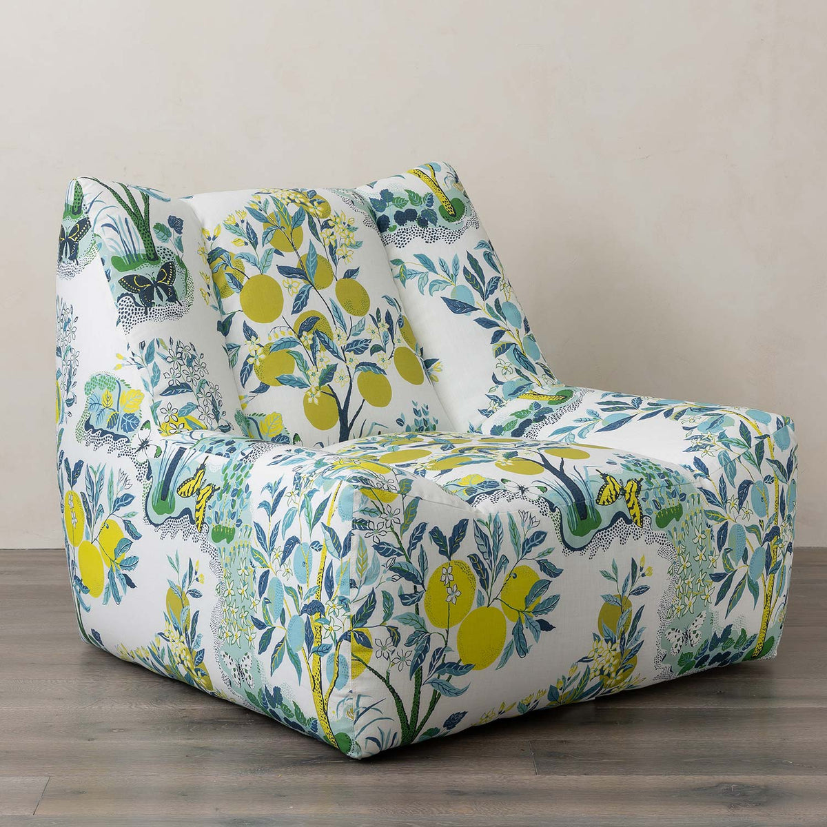 Lido Swivel Outdoor Chair in Citrus Garden Pool Eleish Van Breems Home