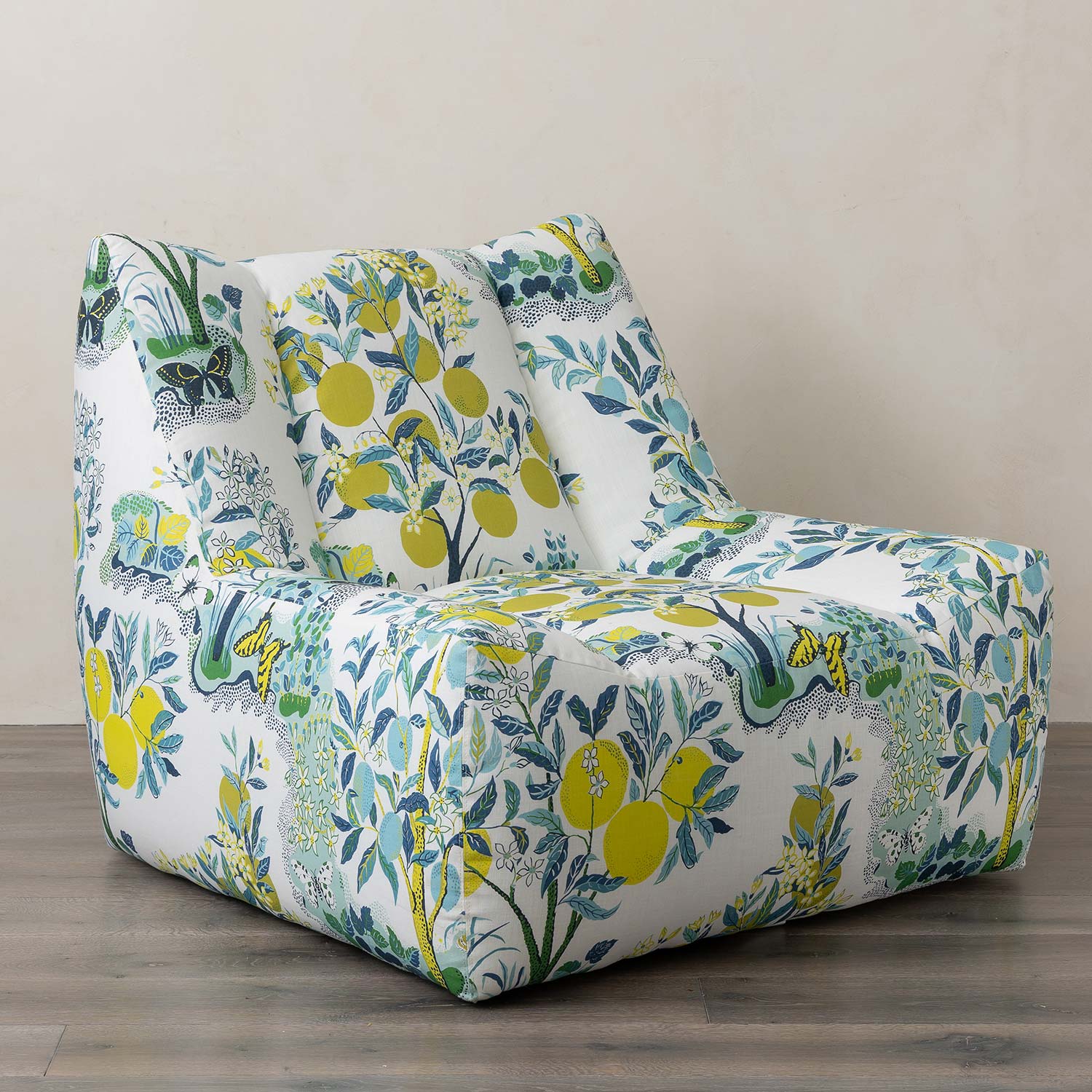 Lido Swivel Outdoor Chair in Citrus Garden Pool Eleish Van Breems Home