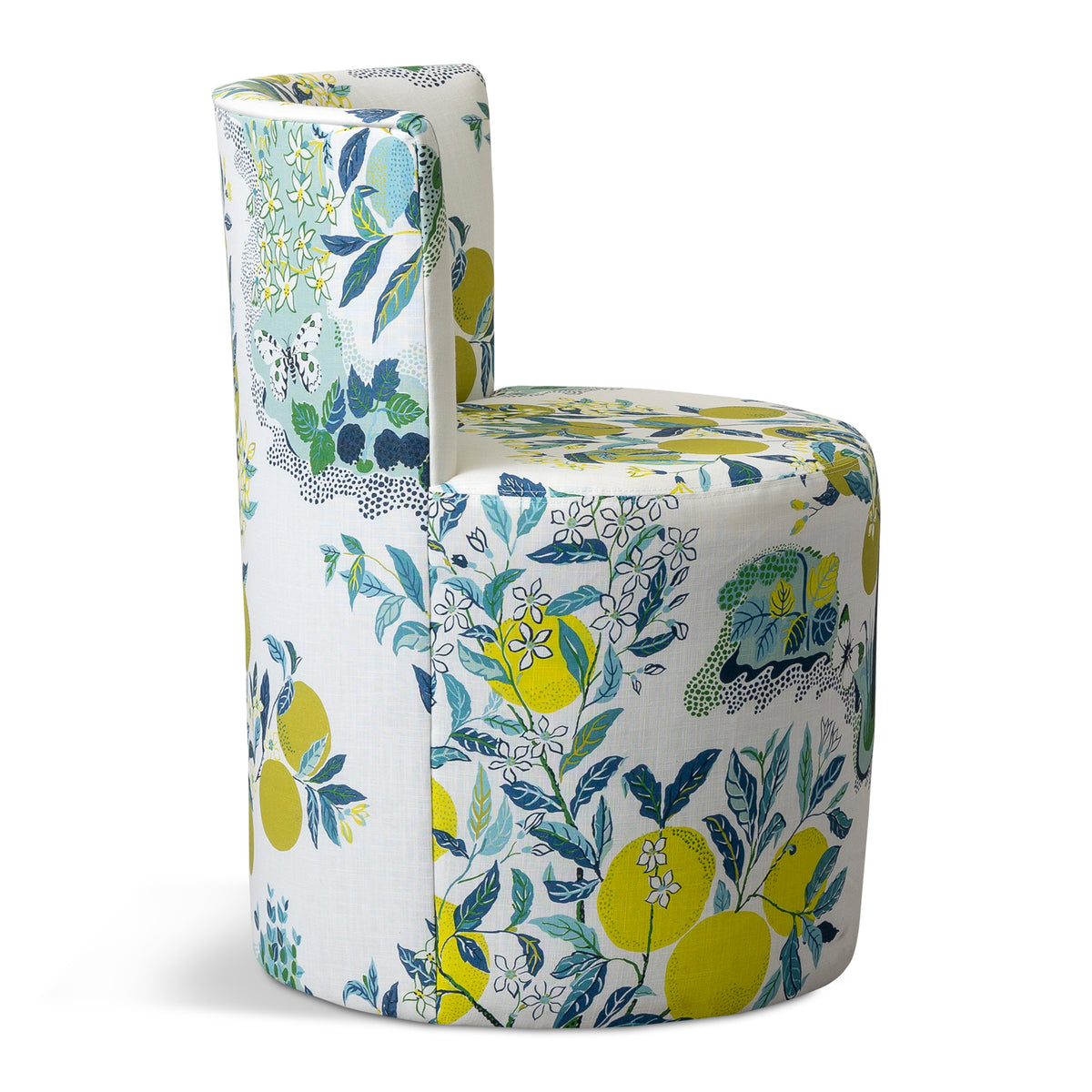 Bali Outdoor Swivel Chair in Citrus Garden Pool Eleish Van Breems Home