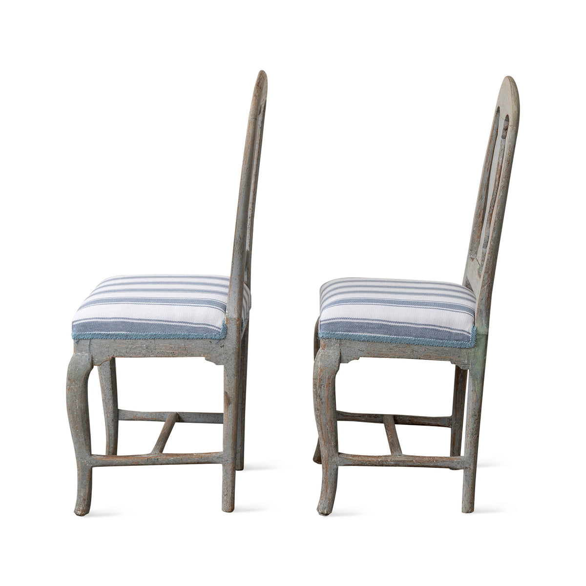 Pair of Swedish Gustavian Side Chairs, Early 19th Century Eleish Van Breems Home