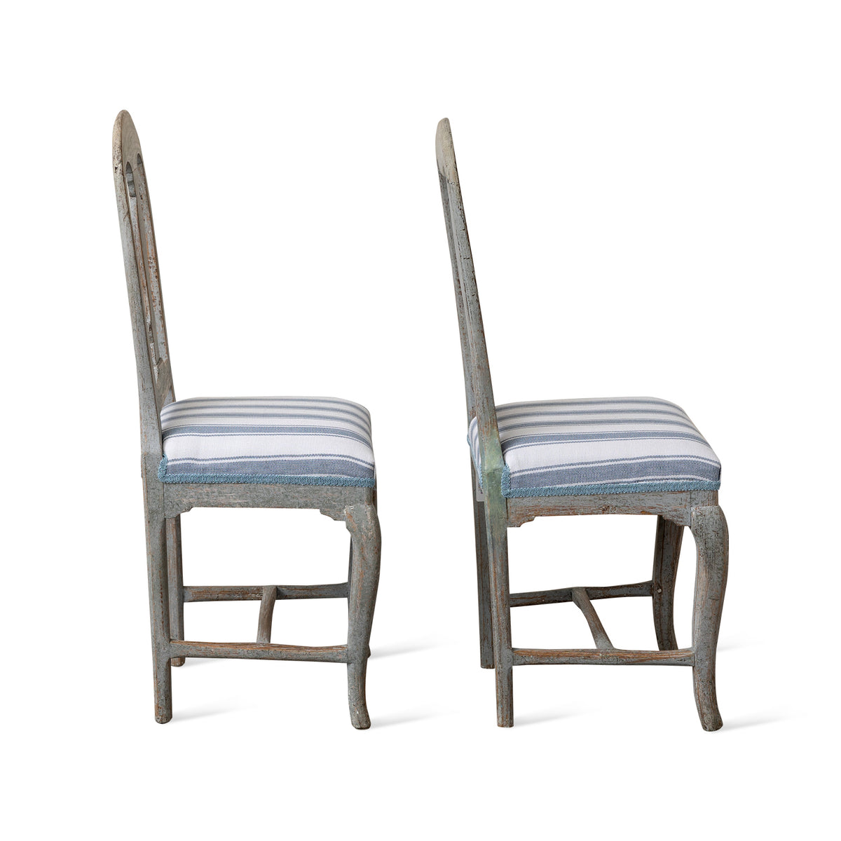 Pair of Swedish Gustavian Side Chairs, Early 19th Century Eleish Van Breems Home