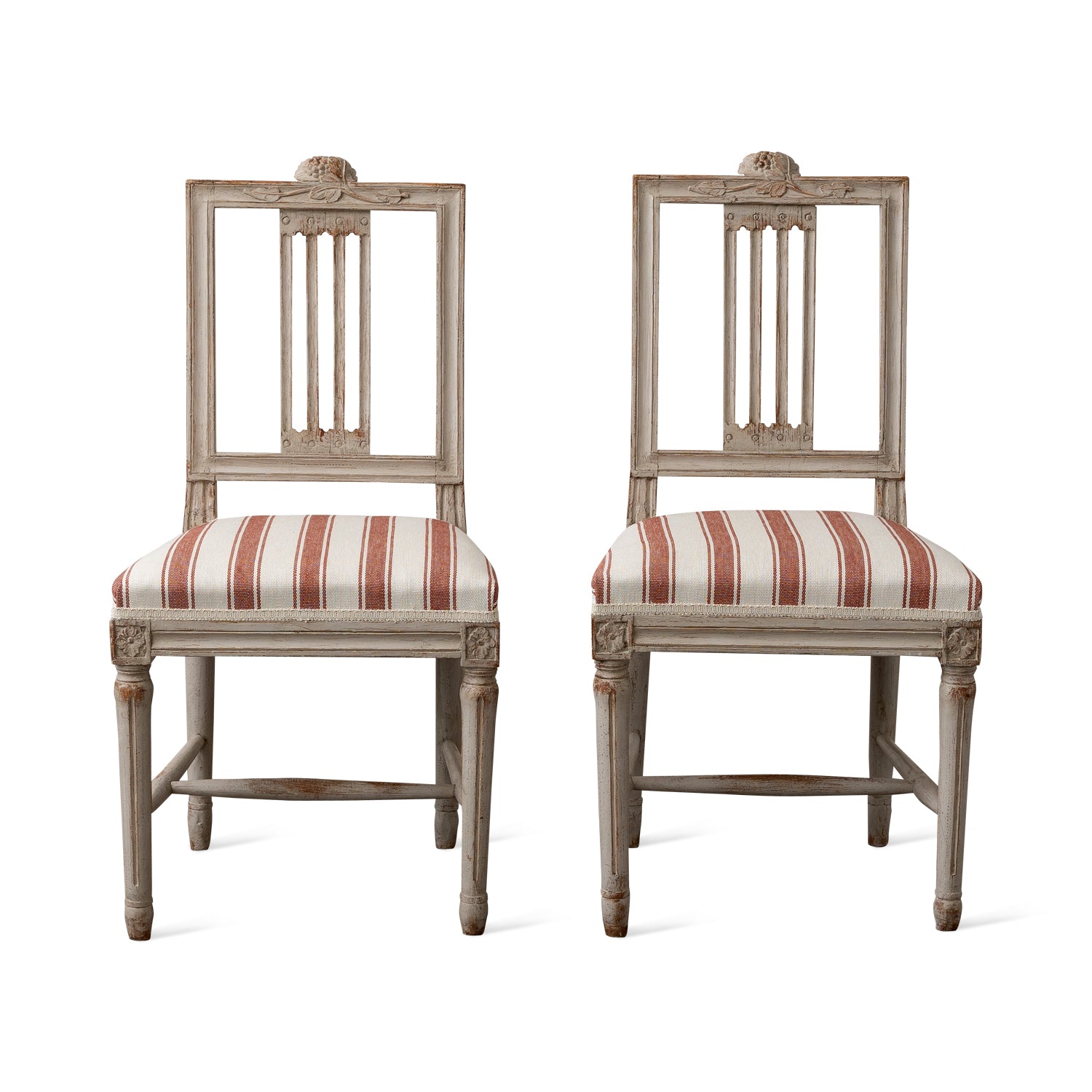 Pair of Swedish Gustavian Side Chairs, Early 19th Century Eleish Van Breems Home