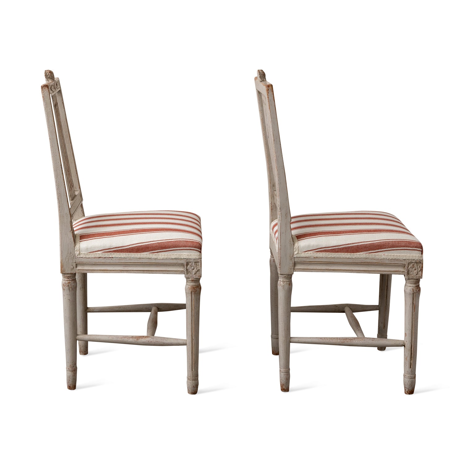 Pair of Swedish Gustavian Side Chairs, Early 19th Century Eleish Van Breems Home