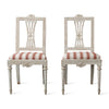 Pair of Swedish Gustavian Style Side Chairs, Late 19th Century