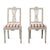 Pair of Swedish Gustavian Style Side Chairs, Late 19th Century