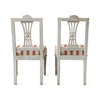 Pair of Swedish Gustavian Style Side Chairs, Late 19th Century