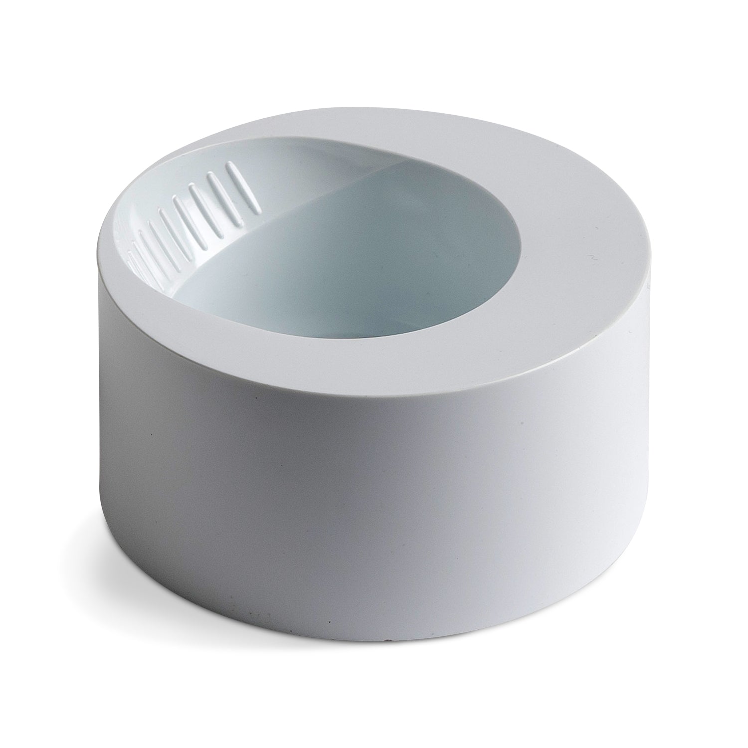 White Melamine Bowl by Enzo Mari For Danese