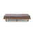 Elly Rectangular Ottoman in Nobuk Charcoal Eleish Van Breems Home