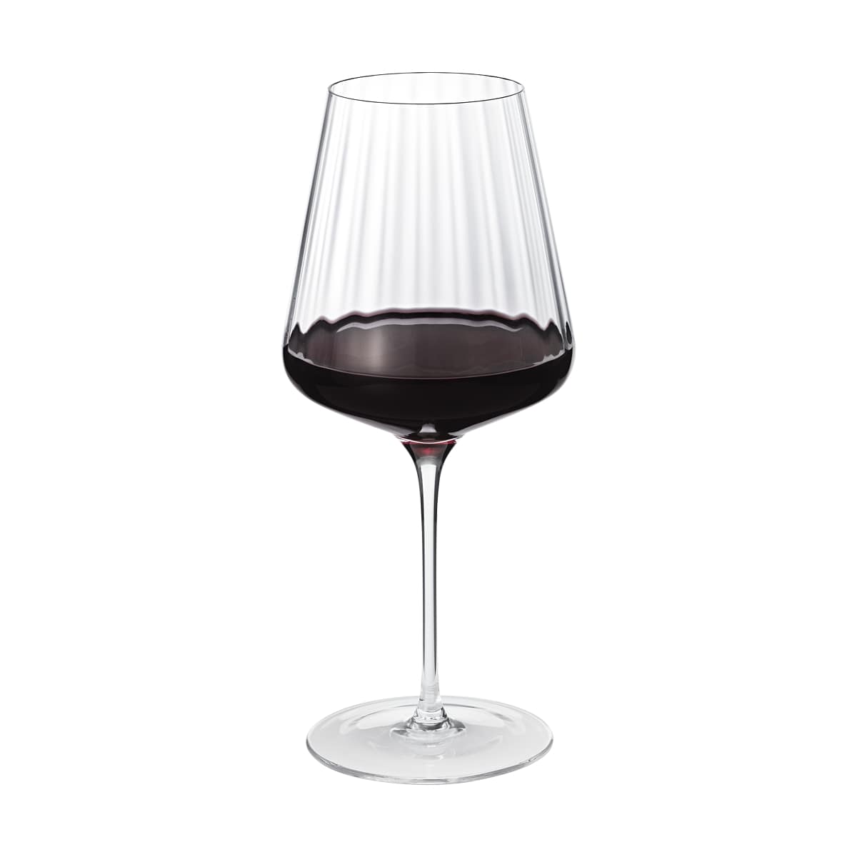Georg Jensen Crystal Set of 6 Bernadotte Red Wine Glasses
