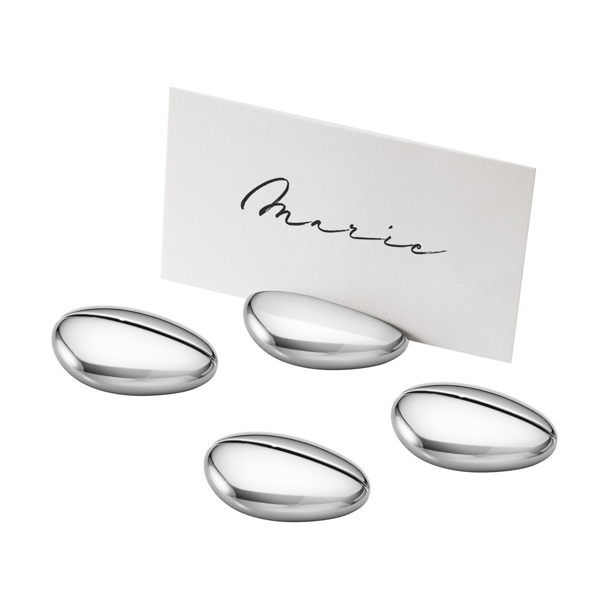 Georg Jensen Sky Table Card Holders S/4 Eleish Van Breems Home