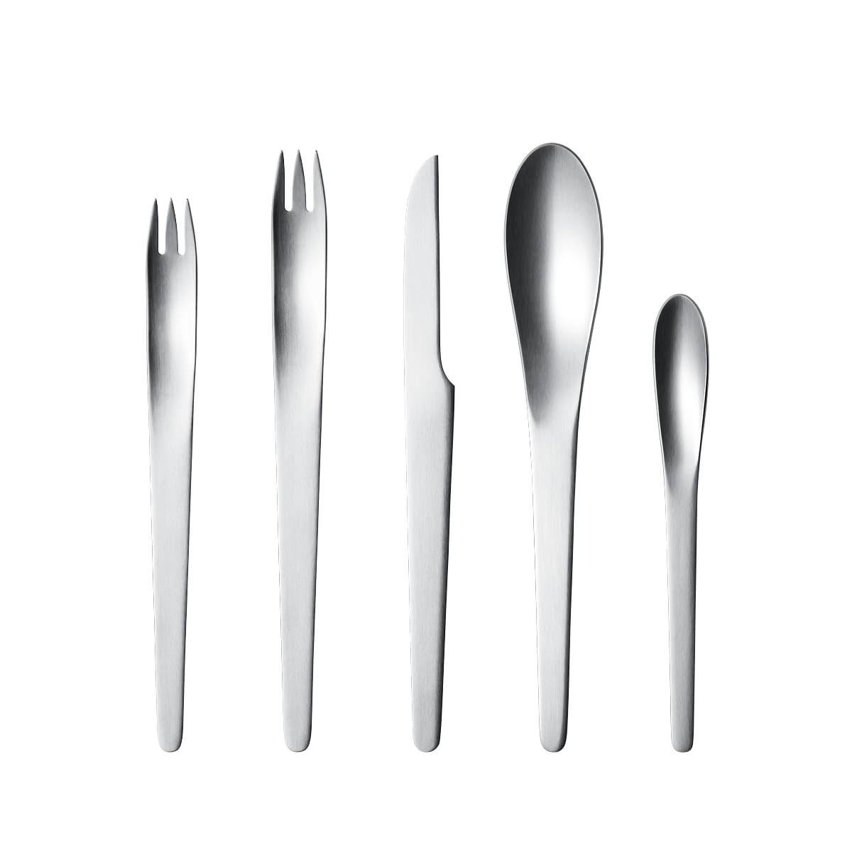 Georg Jensen Arne Jacobsen 5 pc Matte Stainless Steel Cutlery