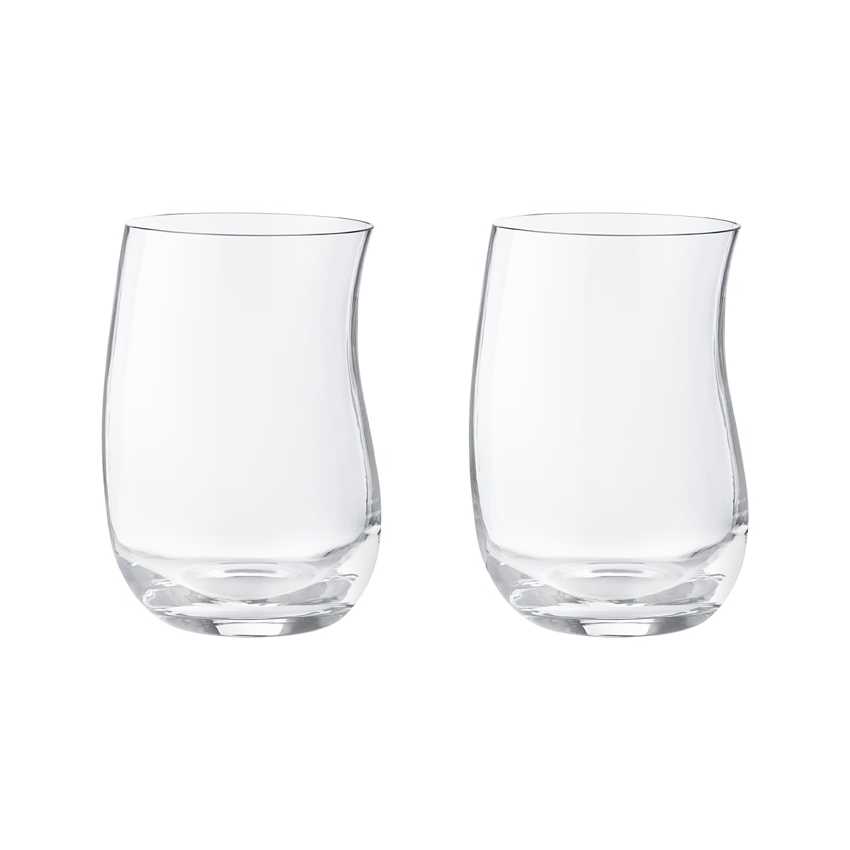 Georg Jensen Cobra 2 Piece Glass Tumbler Set, Tall