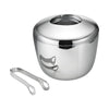 Georg Jensen Sky Stainless Steel Ice Bucket & Tongs