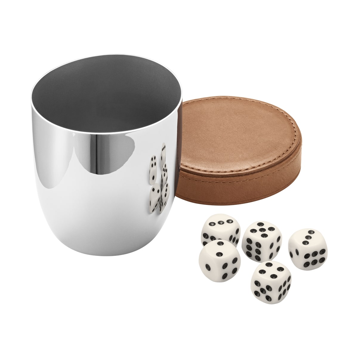 Georg Jensen Sky Travel Cup & Dice Set