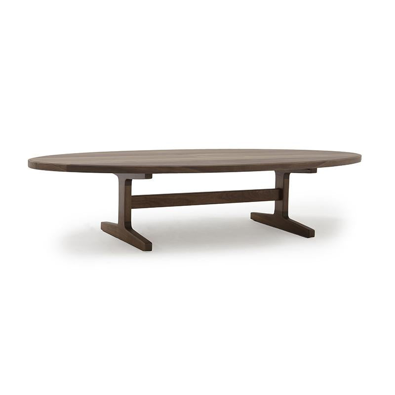 I-Beam Oval Coffee Table 72&quot; Eleish Van Breems Home