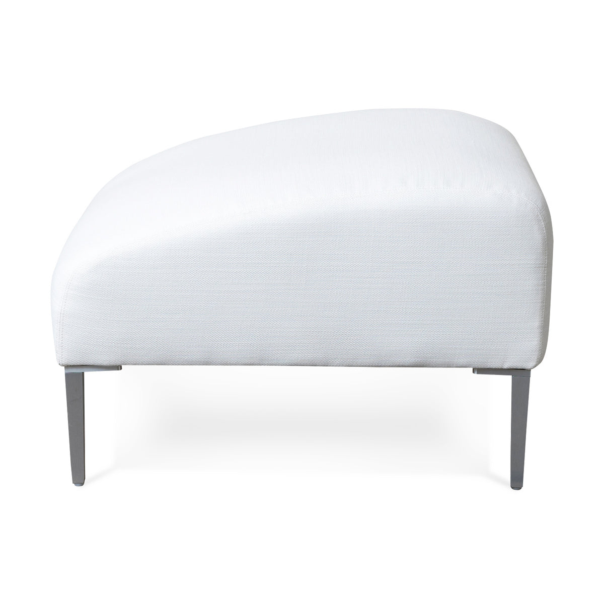 Boca Outdoor Ottoman in Fresno Alabaster Eleish Van Breems Home