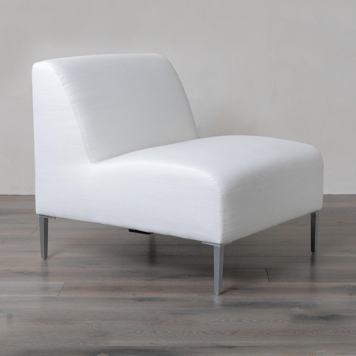 Boca Outdoor Armless Chair in Fresno Alabaster Eleish Van Breems Home