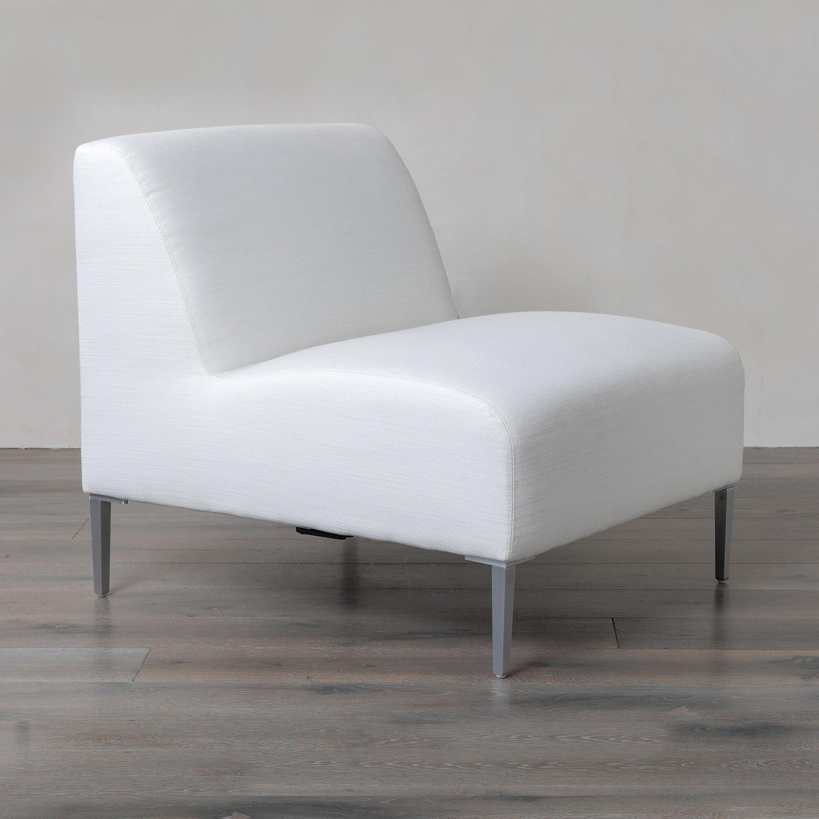 Boca Outdoor Armless Chair in Fresno Alabaster Eleish Van Breems Home