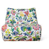 Lido Indoor Outdoor Swivel Chair in Exotic Butterfly Spring