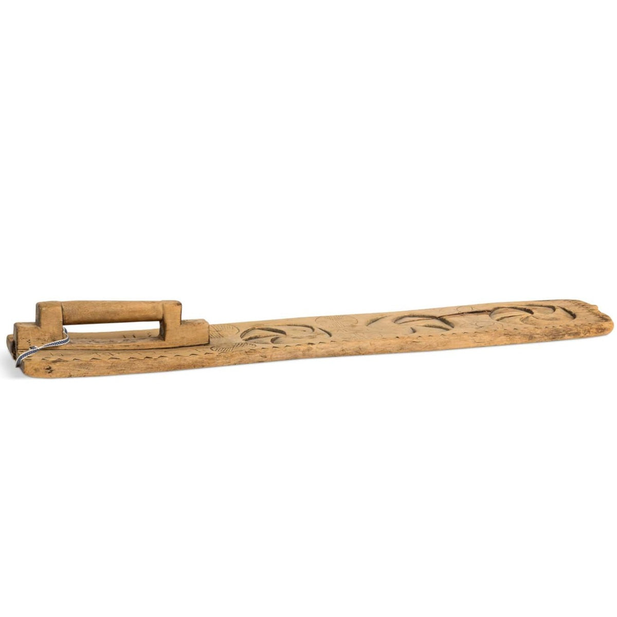 Rare Swedish Carved Mangle Board, 18th c Eleish Van Breems Home